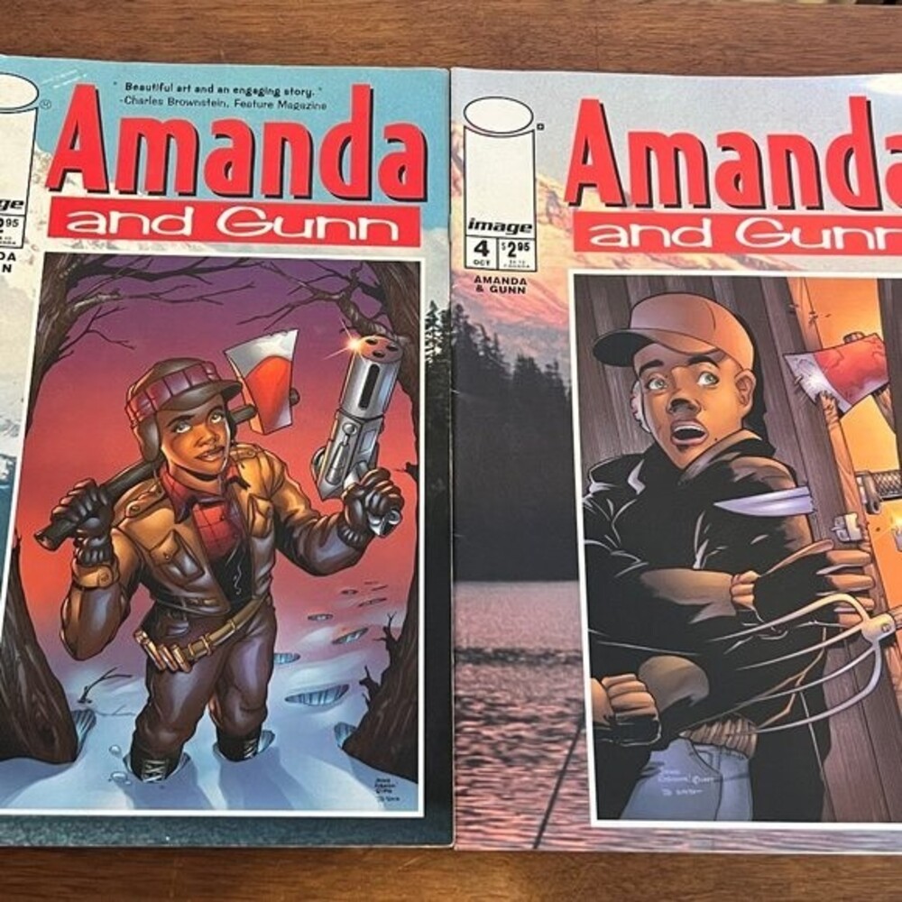 Image Comics Amanda & Gunn  Issue 1 & 4